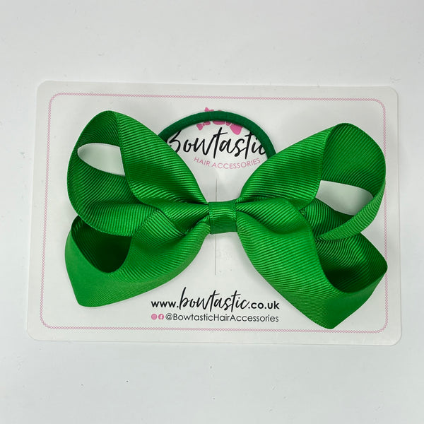 4.5 Inch Bow Bobble - Emerald Green