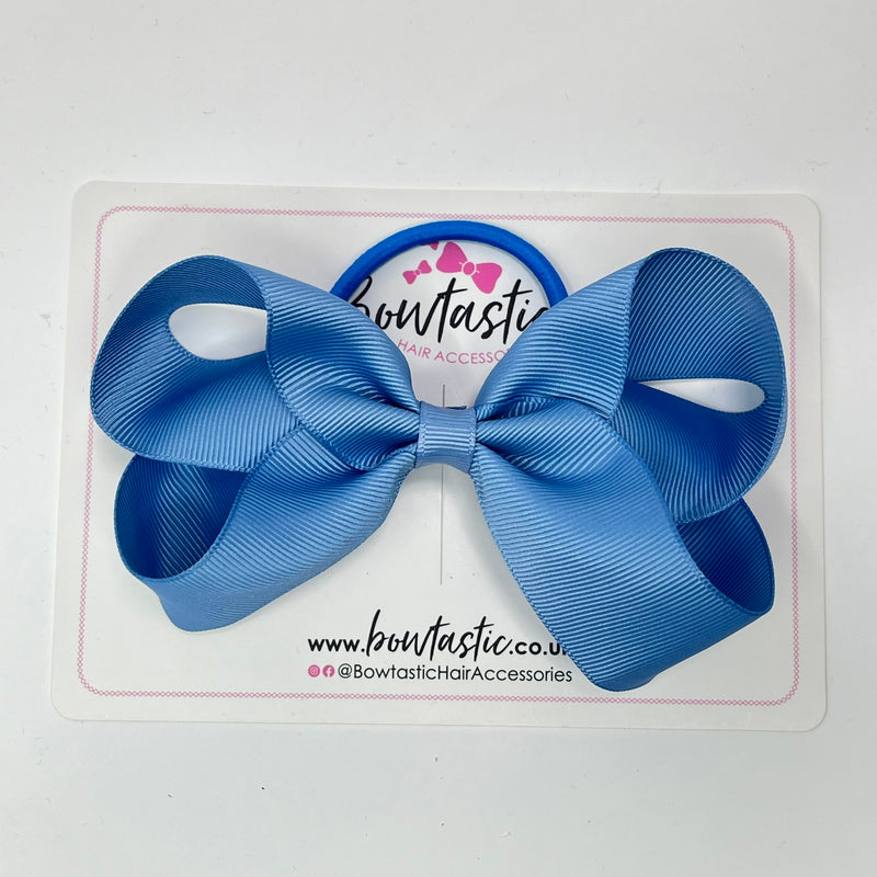 4.5 Inch Bow Bobble - French Blue