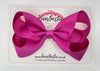 4.5 Inch Bow Bobble - Garden Rose