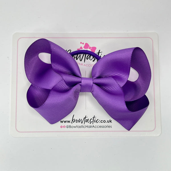 4.5 Inch Bow Bobble - Grape