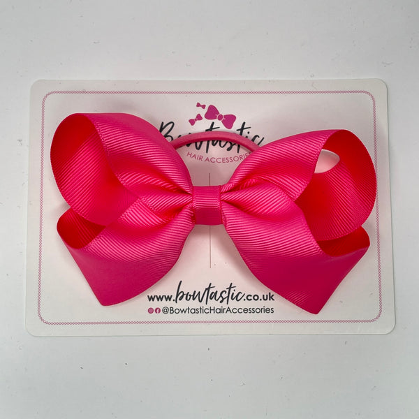 4.5 Inch Bow Bobble - Hot Pink