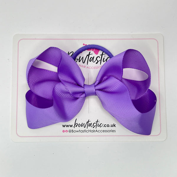 4.5 Inch Bow Bobble - Hyacinth