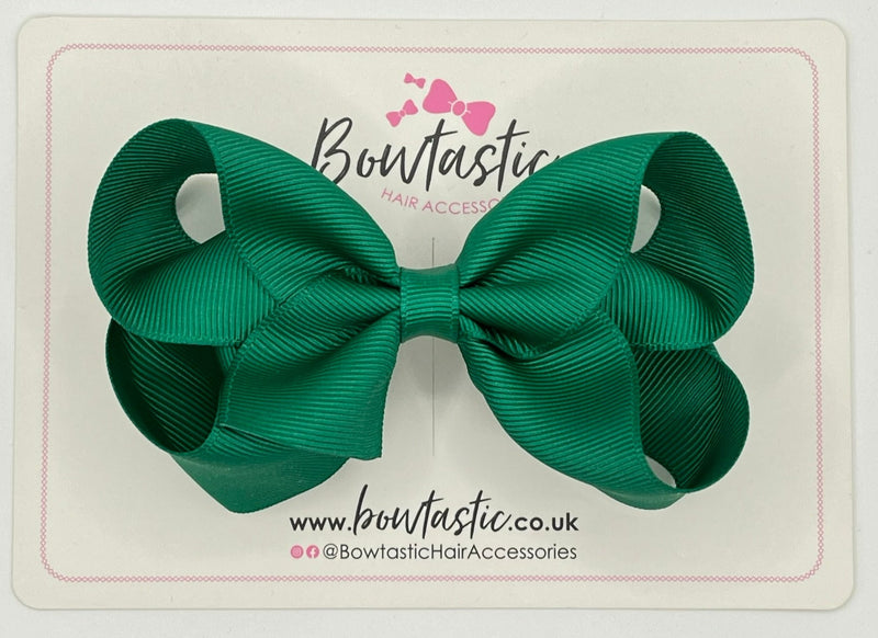 4 Inch Bow - Dark Green