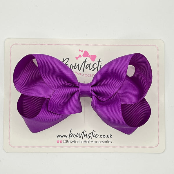 4 Inch Bow - Ultra Violet