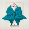 3.5 Inch Flat Tail Bow - Tornado Blue