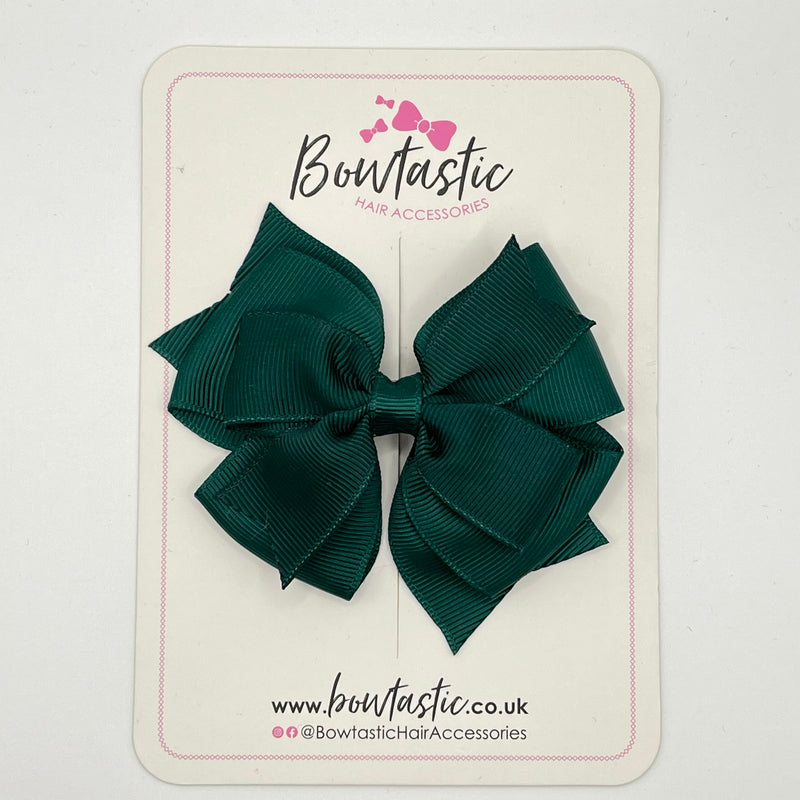 3.5 Inch Flat 2 Layer Bow - Spruce