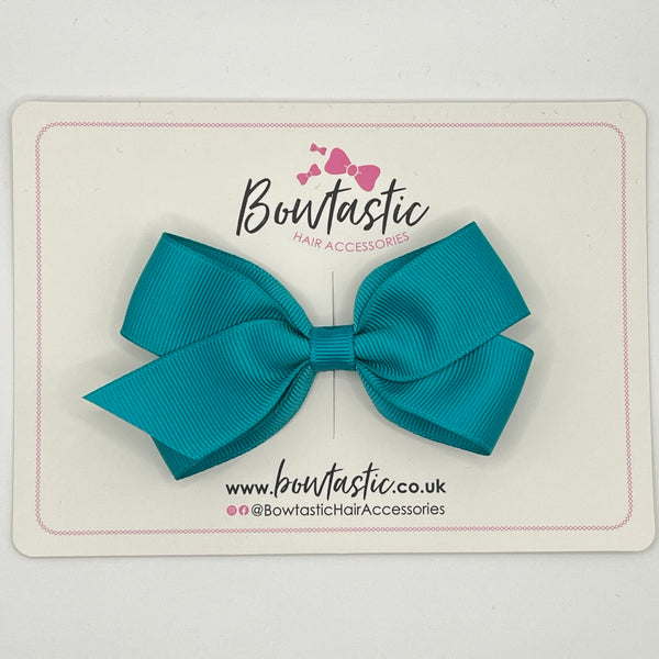 3.5 Inch Flat Bow - Tornado Blue