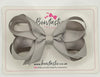 4.5 Inch 2 Layer Bow - Silver