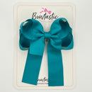 3.5 Inch Tail Bow - Tornado Blue