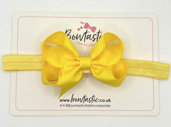 3.5 Inch Baby Headband - Daffodil