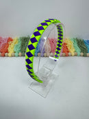 Alice Band - Purple & Key Lime