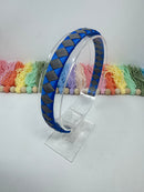 Alice Band - Royal Blue & Metal Grey