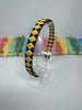Alice Band - Navy & Yellow Gold