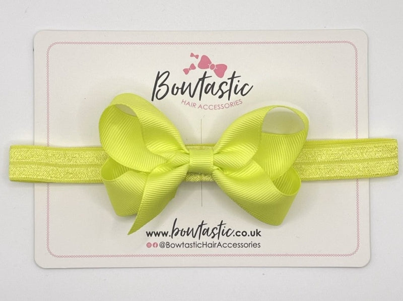 3.5 Inch Baby Headband - Pineapple