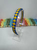 Alice Band - Royal Blue & Yellow Gold