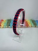 Alice Band - Red & Navy