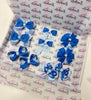 School Bundle - 5 Matching Pairs - Clips & Bobbles - Royal Blue & Bluebell