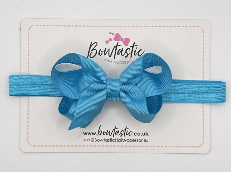 3.5 Inch Baby Headband - Turquoise