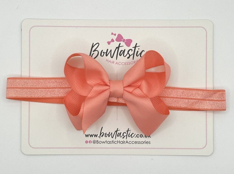 3.5 Inch Baby Headband - Light Coral