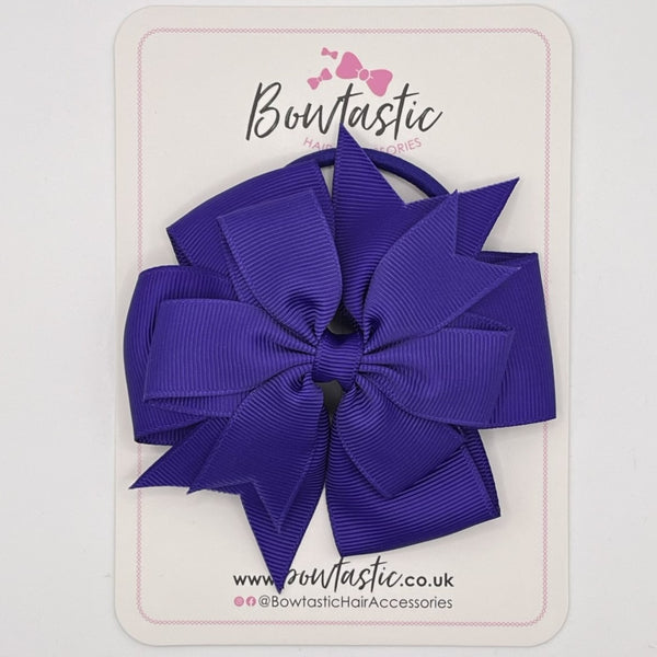 4 Inch Double Pinwheel Bobble - Regal Purple