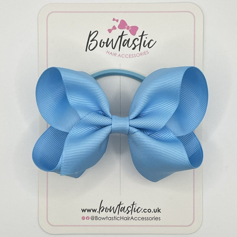 4 Inch Bow Bobble - Blue Mist