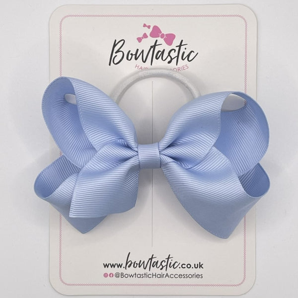 4 Inch Bow Bobble - Bluebell