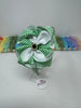 4 inch Flower Alice Band - Emerald Green* & White Gingham