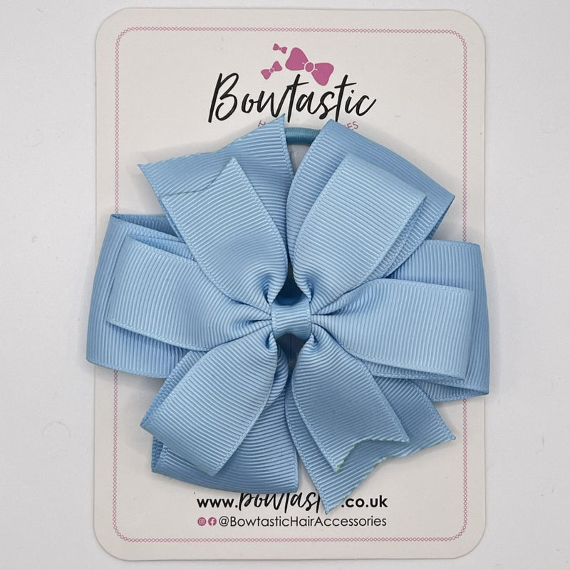 4.5 Inch Double Pinwheel Bobble - Blue Topaz