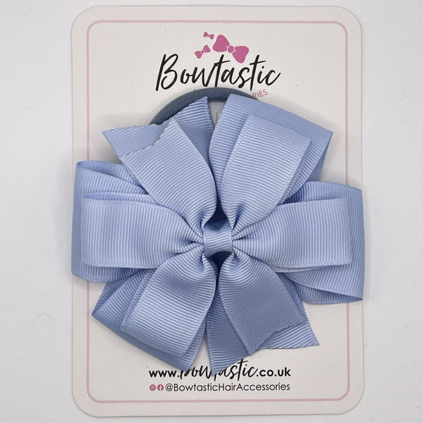 4.5 Inch Double Pinwheel Bobble - Bluebell