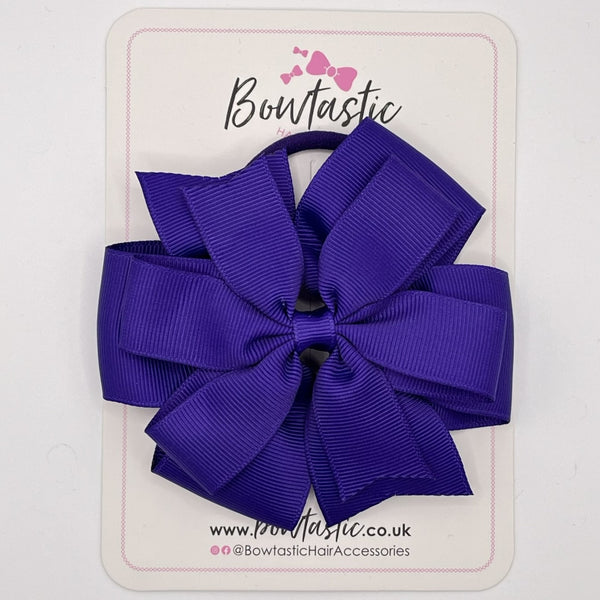 4.5 Inch Double Pinwheel Bobble - Regal Purple