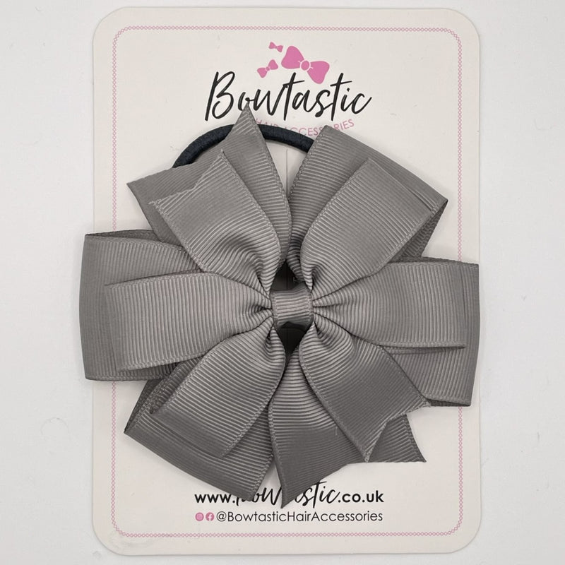 4.5 Inch Double Pinwheel Bobble - Silver