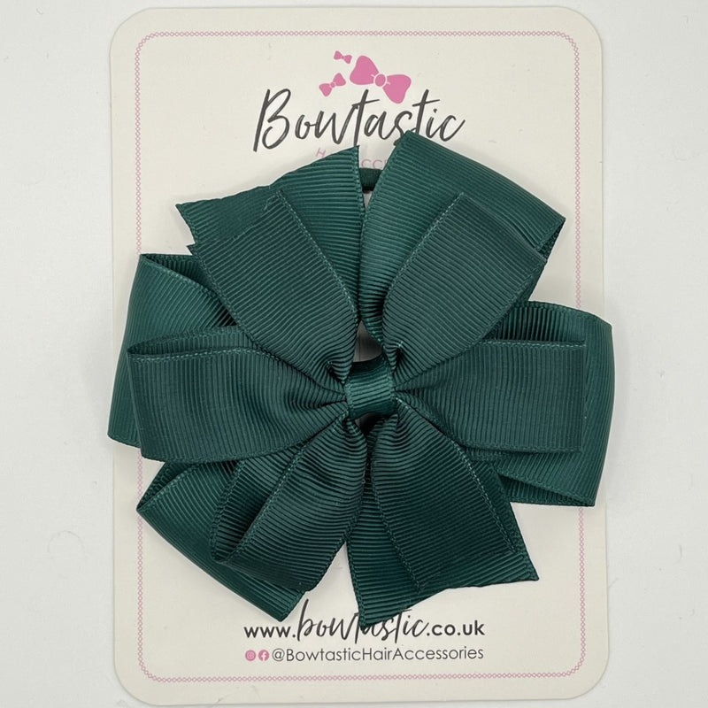 4.5 Inch Double Pinwheel Bobble - Spruce