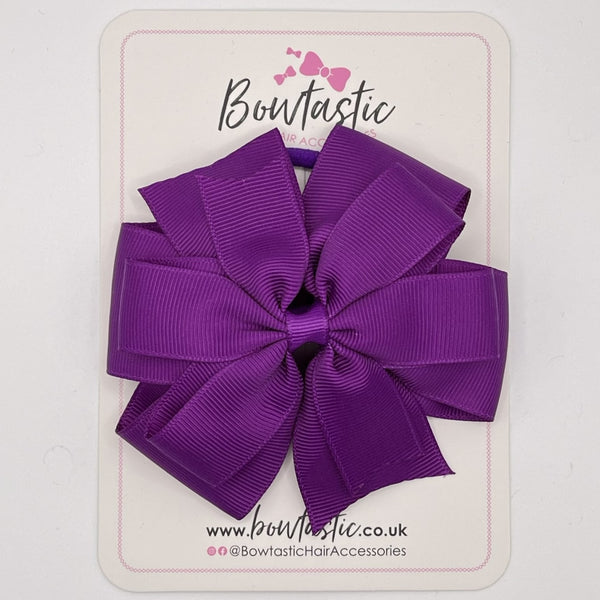 4.5 Inch Double Pinwheel Bobble - Ultra Violet