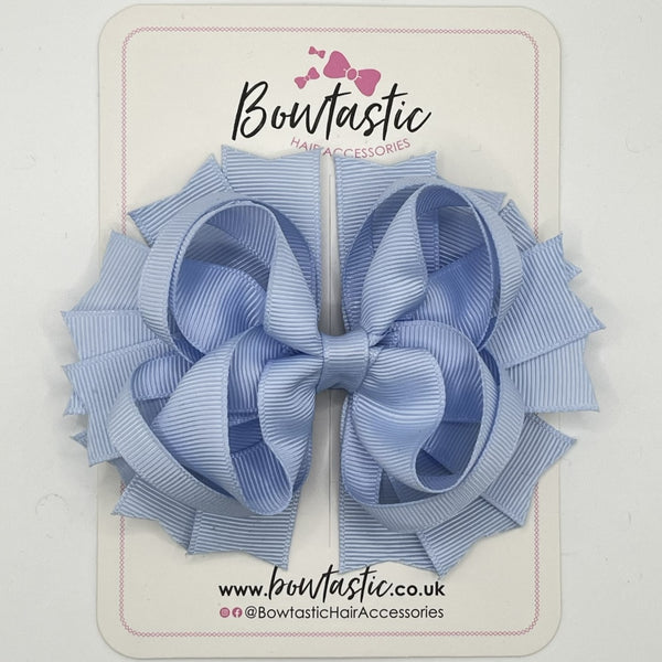 4.5 Inch Ring Bow - Bluebell