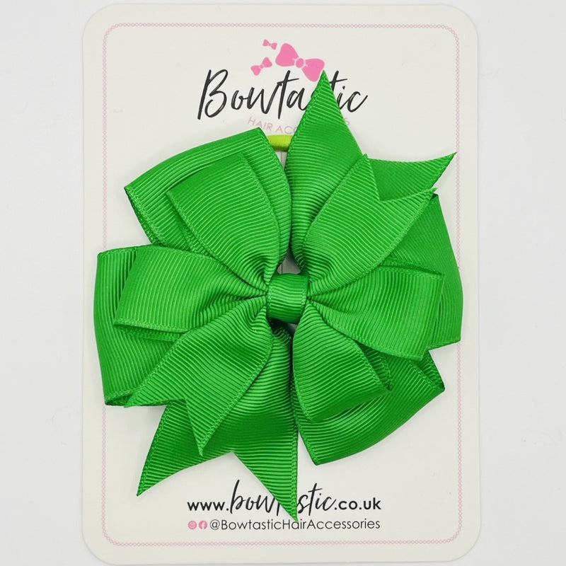 4 Inch Double Pinwheel Bobble - Emerald Green