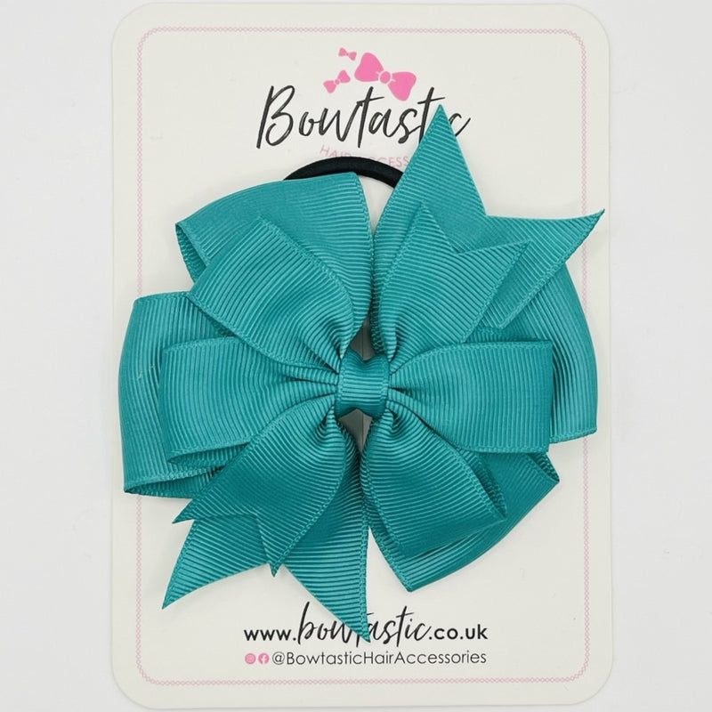 4 Inch Double Pinwheel Bobble - Jade Green