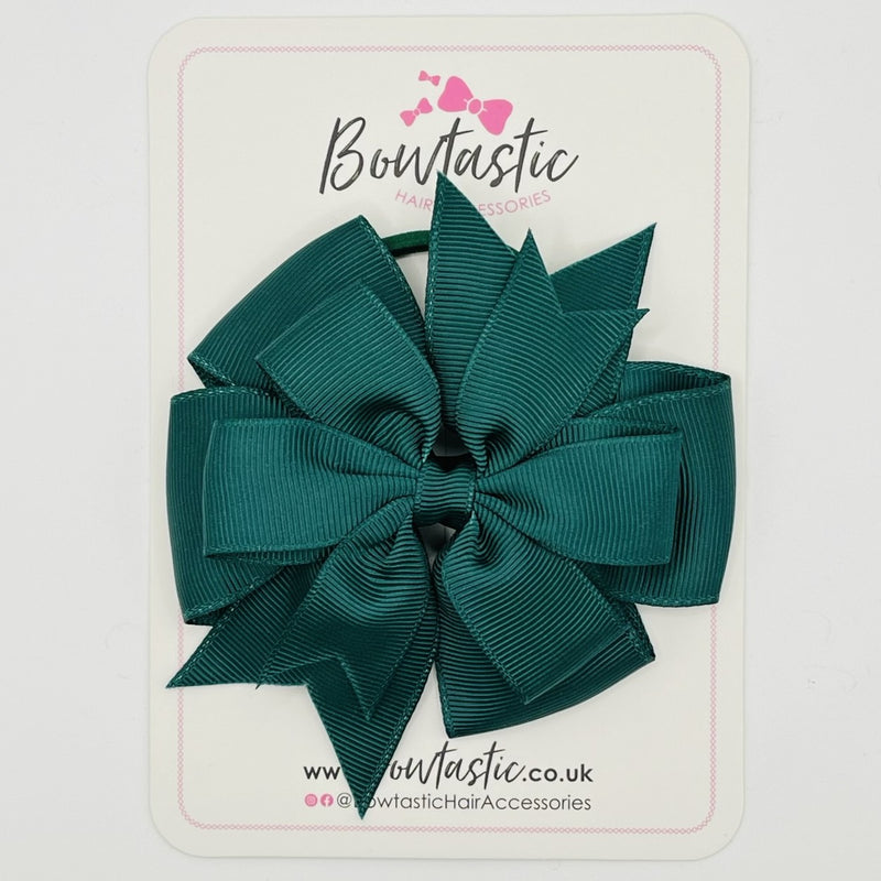 4 Inch Double Pinwheel Bobble - Spruce