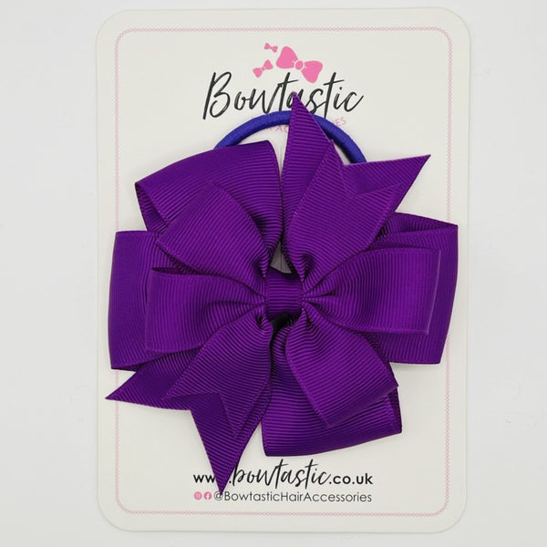 4 Inch Double Pinwheel Bobble - Ultra Violet