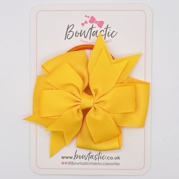 4 Inch Double Pinwheel Bobble - Yellow Gold