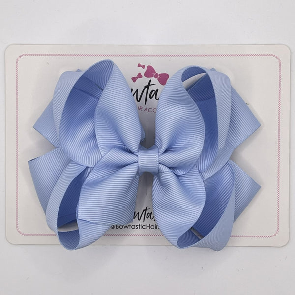 4.75 Inch Double Bow - Bluebell