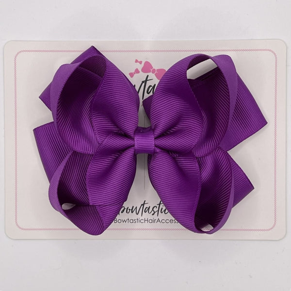 4.75 Inch Double Bow - Ultra Violet