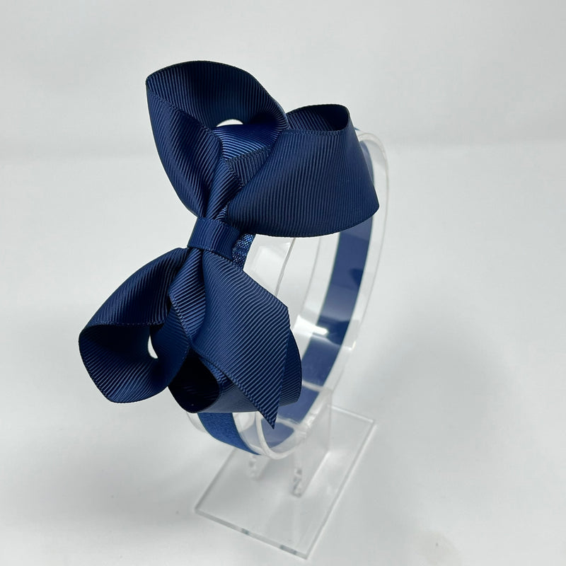 4.5 Inch Baby Headband - Navy