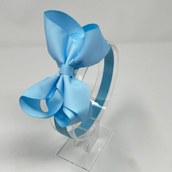 4.5 Inch Baby Headband - Blue Topaz