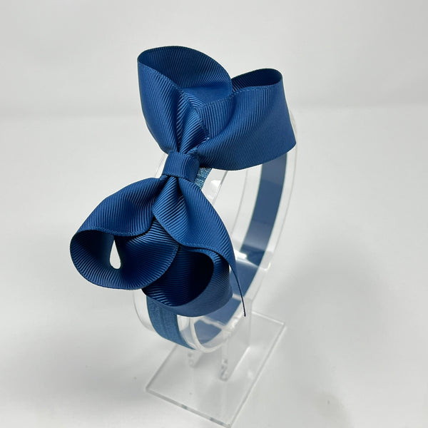 4.5 Inch Baby Headband - Light Navy