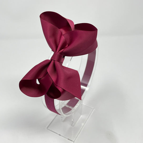 4.5 Inch Baby Headband - Wine