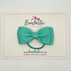 3 Inch Flat Double Bow Thin Elastic - Tropic