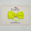 3 Inch Flat Double Bow Thin Elastic - Pineapple