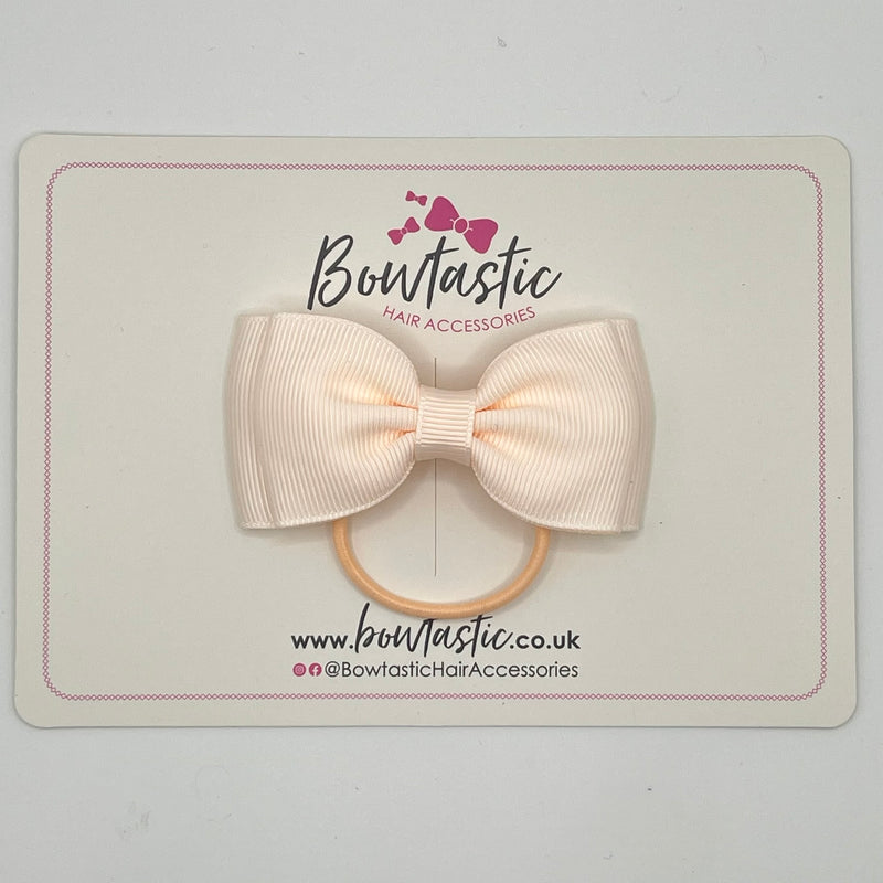 3 Inch Flat Double Bow Thin Elastic - Sideshow Rose