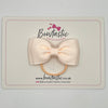3 Inch Flat Double Bow Thin Elastic - Sideshow Rose
