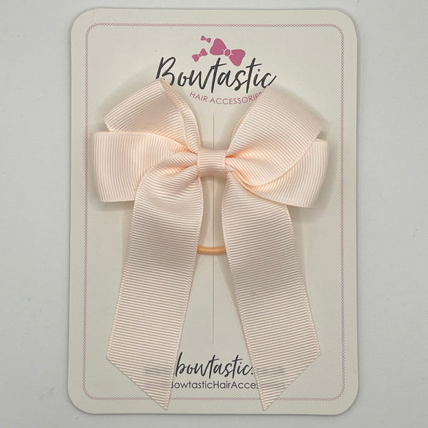 3.5 Inch Tail Bow Thin Elastic - Sideshow Rose